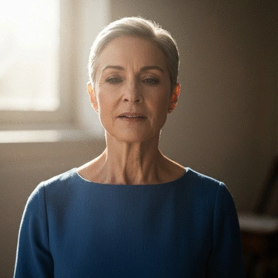 Person reflecting on spiritual choices, serious expression, with a subtle glow representing divine grace